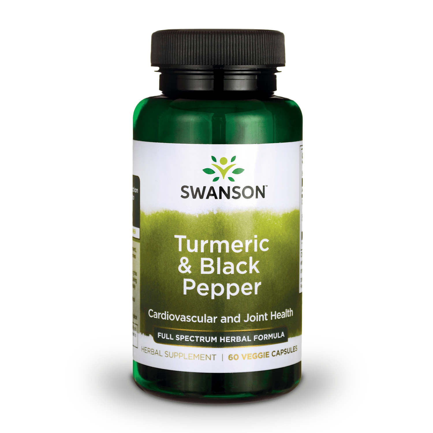 Swanson Turmeric & Black Pepper Vegetable Capsules, 600 mg, 60 Ct eBay