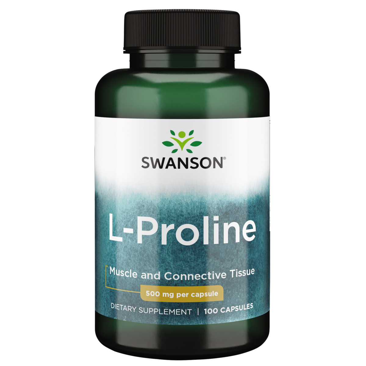 Капсулы Swanson L-Proline, 500 мг, 100 шт.