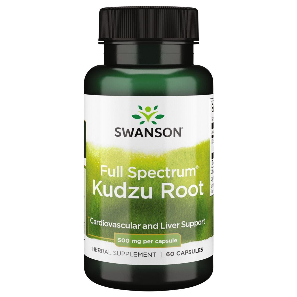 Swanson Premium Full Spectrum Kudzu Root Vitamin | 500 mg | 60 Caps