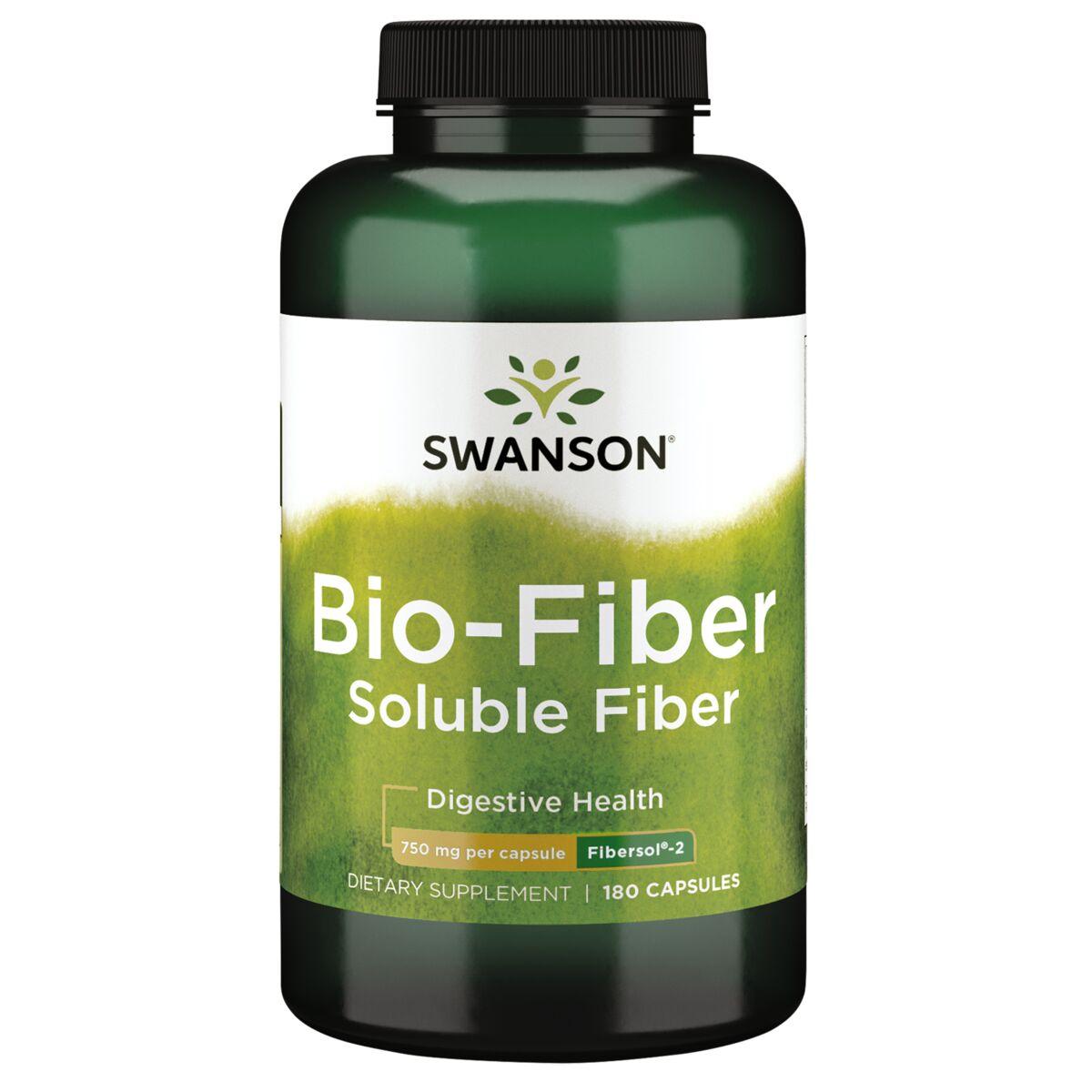 Swanson Premium Bio-Fiber - Fibersol-2 Supplement Vitamin | 750 mg | 180 Caps