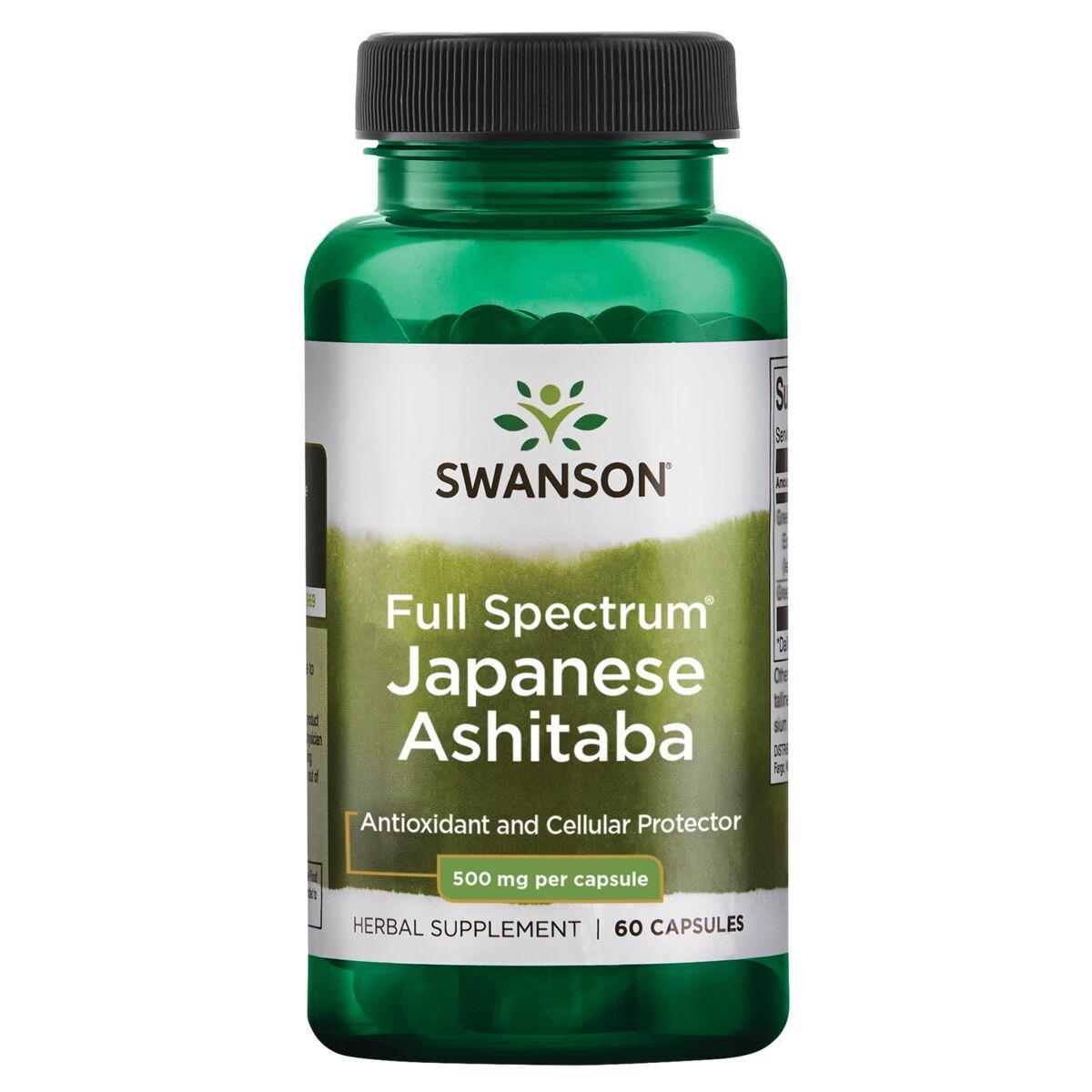 Swanson Vitamins Full Spectrum Japanese Ashitaba Vitamin | 500 mg | 60 Caps
