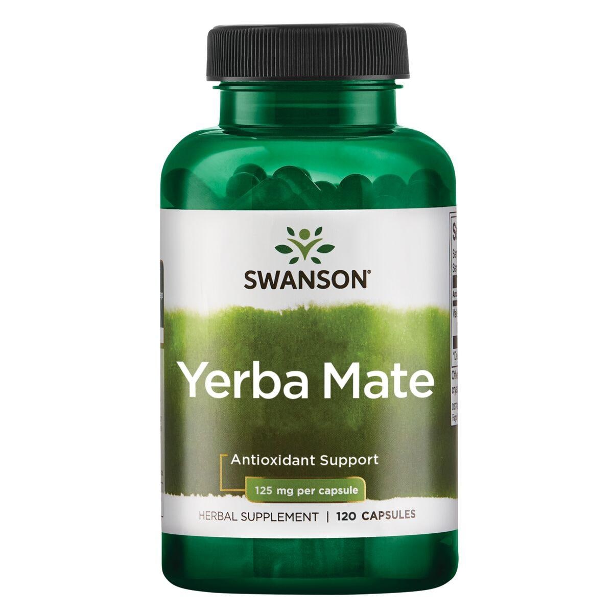 Swanson Premium Yerba Mate Vitamin | 125 mg | 120 Caps
