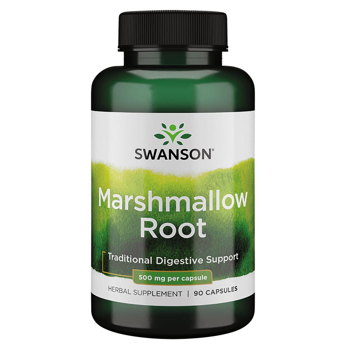 Swanson Premium Marshmallow Root Vitamin | 500 mg | 90 Caps
