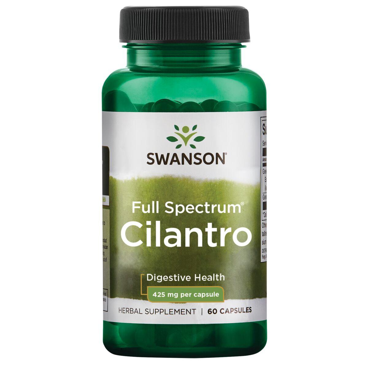 Swanson Premium Full Spectrum Cilantro Vitamin | 425 mg | 60 Caps