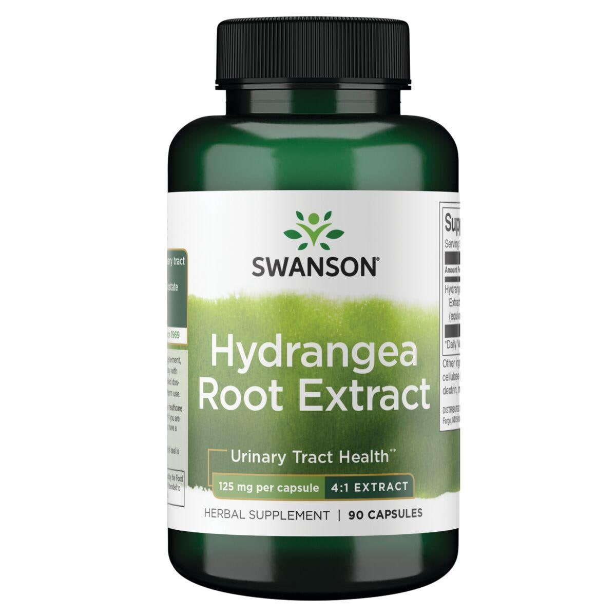 Swanson Premium Hydrangea Root Extract - 4:1 Vitamin | 125 mg | 90 Caps