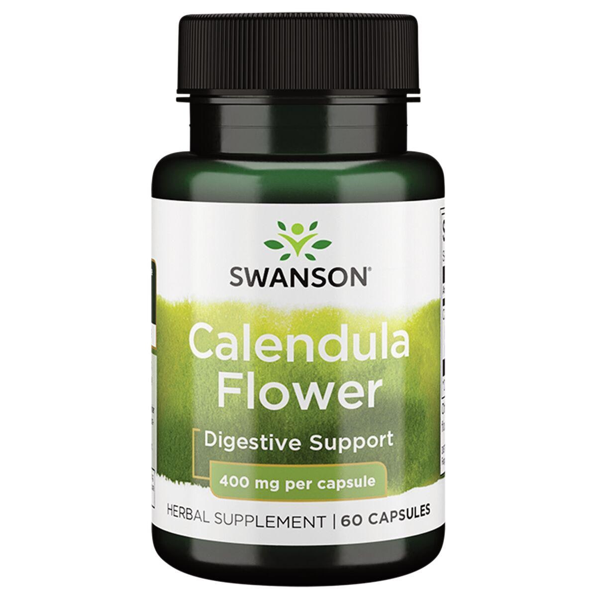 Swanson Premium Calendula Flower Vitamin 400 mg 60 Caps