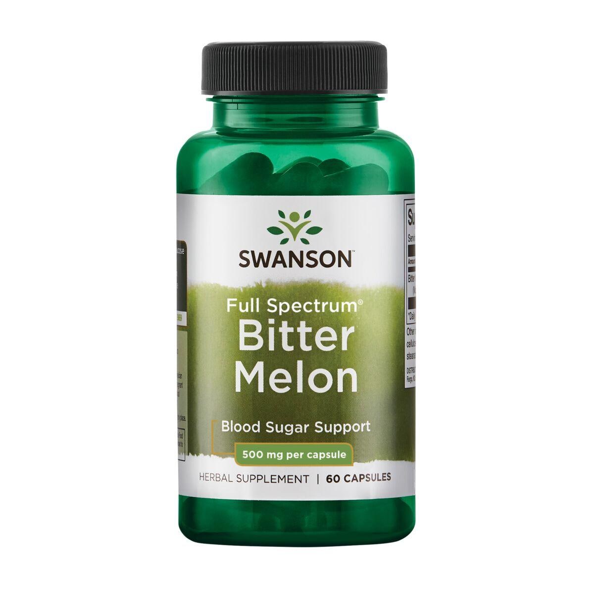 Swanson Premium Full Spectrum Bitter Melon Vitamin 500 mg 60 Caps