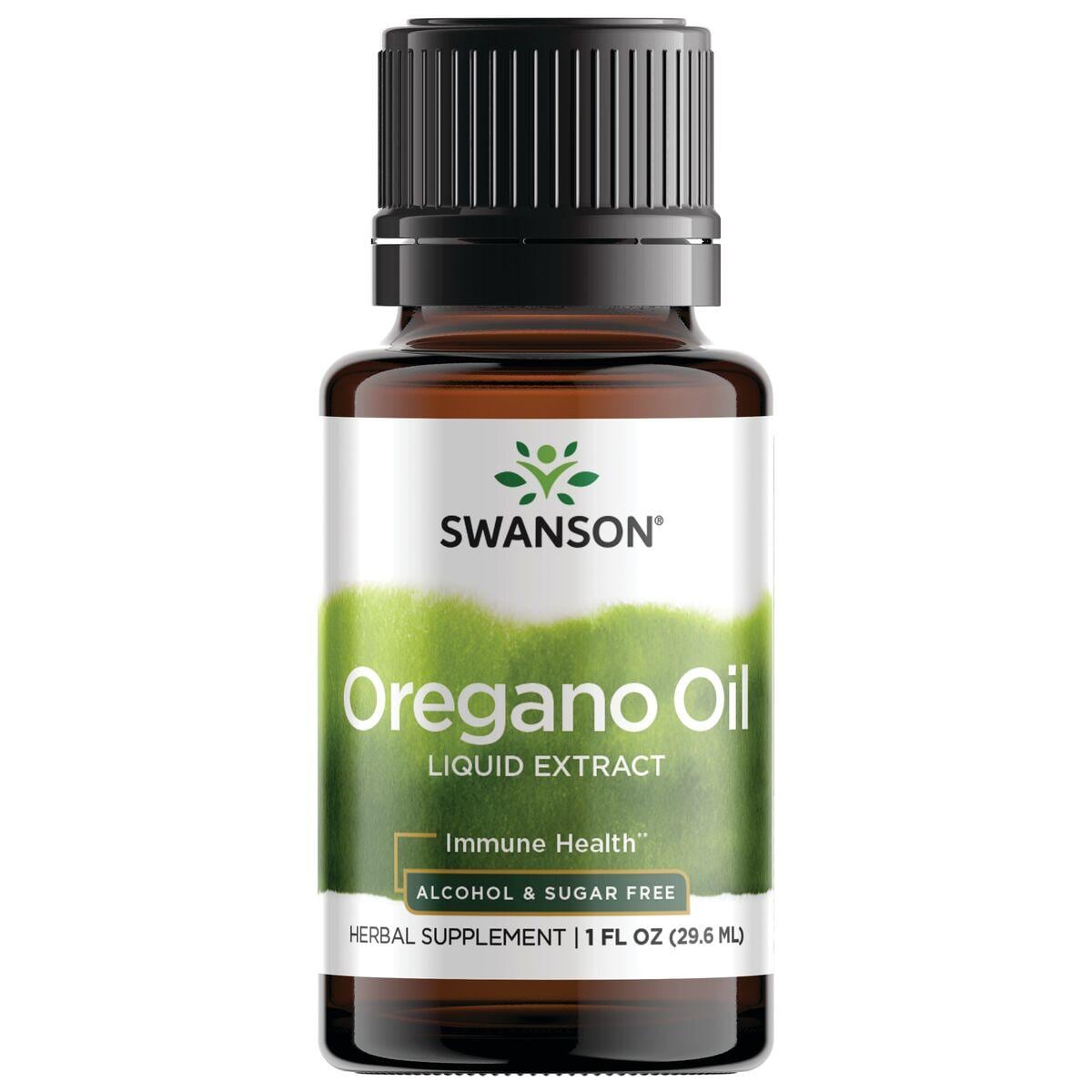 Swanson Premium Oregano Oil Liquid Extract - Alcohol & Sugar Free Vitamin | 13 mg 1 fl oz Liquid