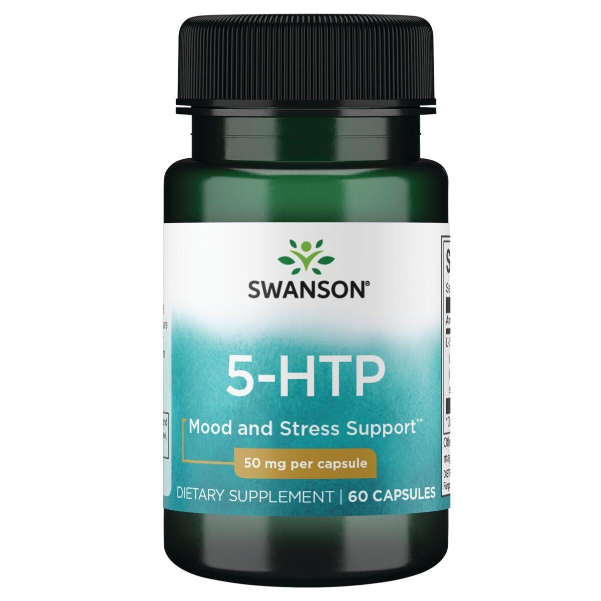 Swanson Premium 5-Htp Supplement Vitamin 50 mg 60 Caps
