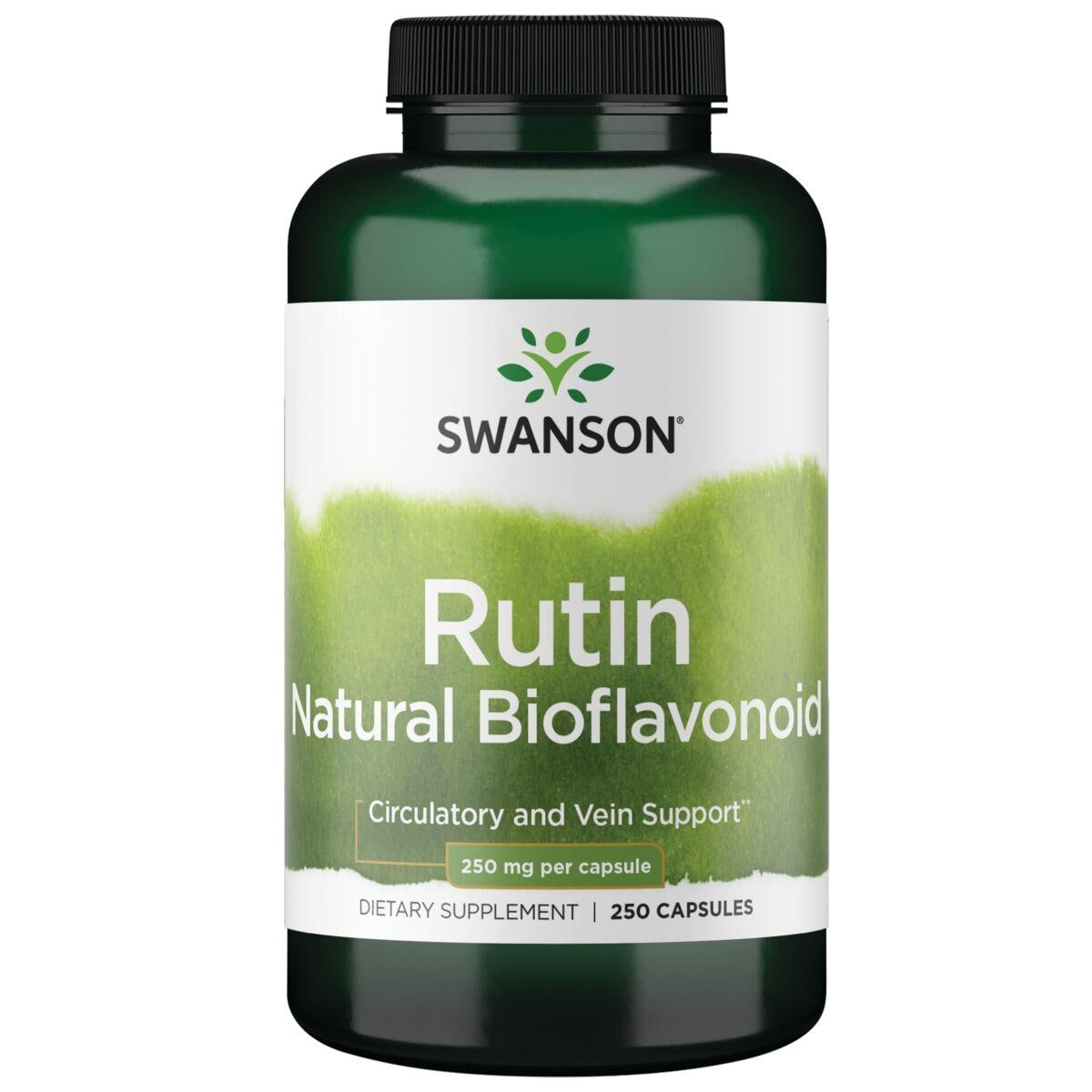 Swanson Premium Rutin Natural Bioflavonoid Vitamin | 250 mg | 250 Caps | Vitamin C