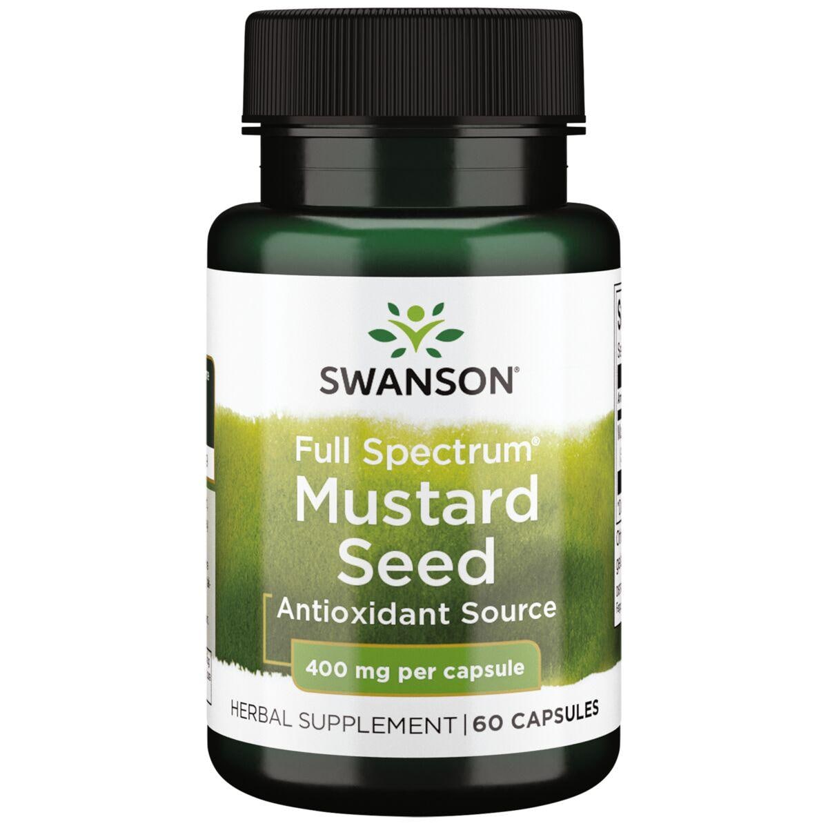 Swanson Premium Full Spectrum Mustard Seed Vitamin | 400 mg | 60 Caps