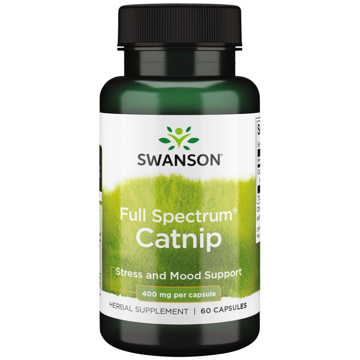 Swanson Premium Full Spectrum Catnip Vitamin 400 mg 60 Caps