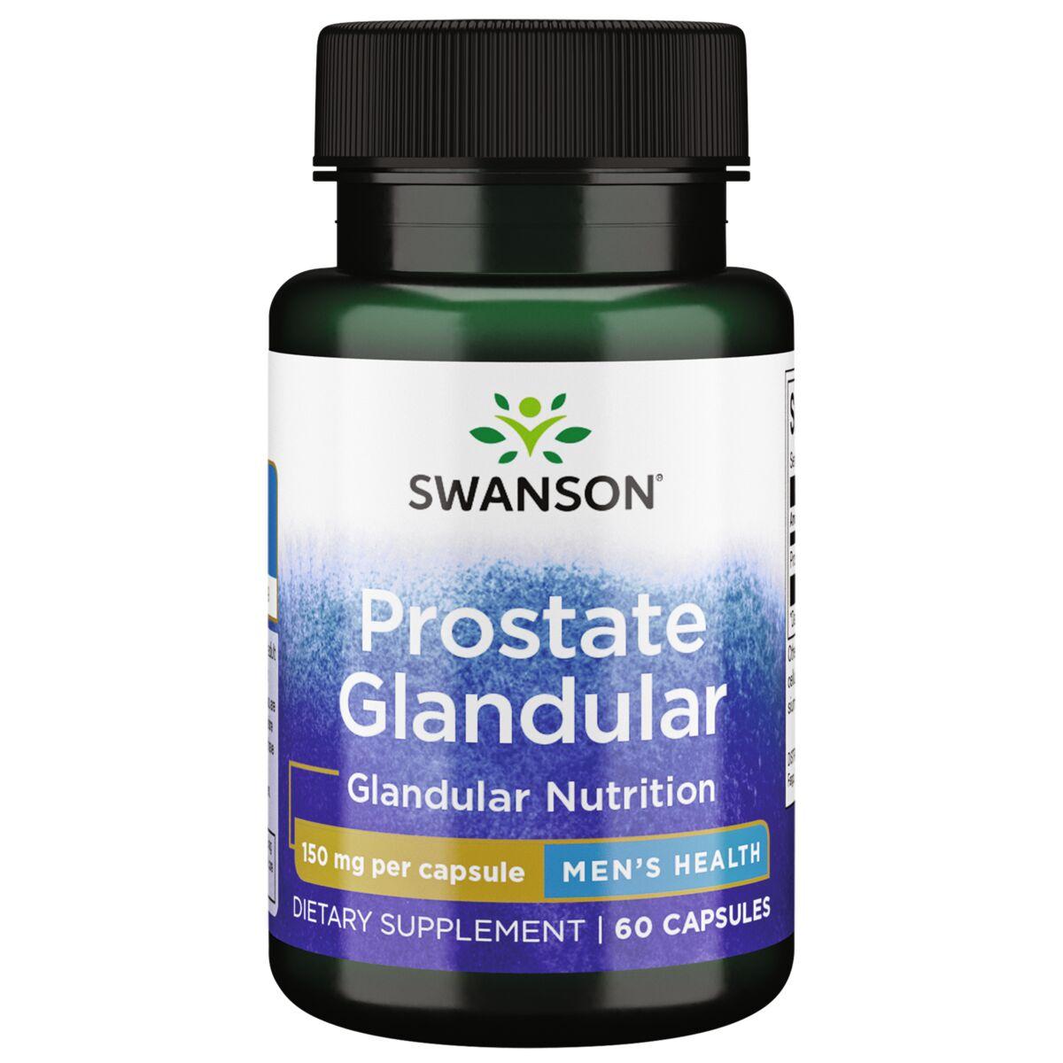 Swanson Premium Prostate Glandular - Mens Health Supplement Vitamin 150 mg 60 Caps