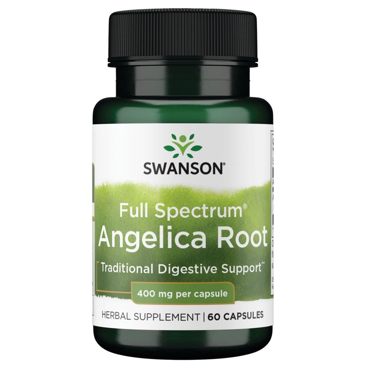 Swanson Premium Full Spectrum Angelica Root Vitamin 400 mg 60 Caps