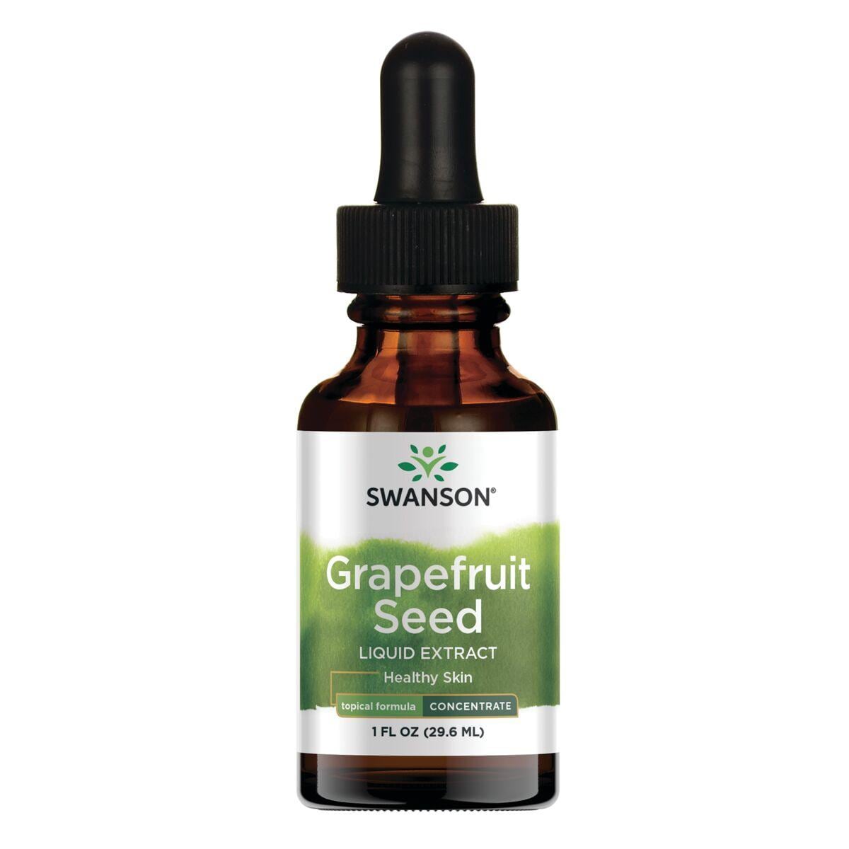 Swanson Premium Grapefruit Seed Liquid Extract - Topical Formula Vitamin | 1 fl oz Liquid