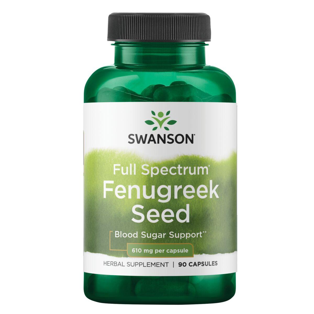 Swanson Premium Fenugreek Seed Vitamin 610 mg 90 Caps
