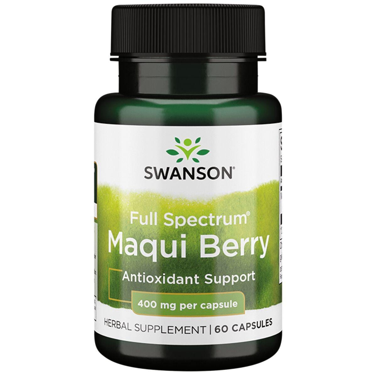 Swanson Premium Full Spectrum Maqui Berry Vitamin | 400 mg | 60 Caps