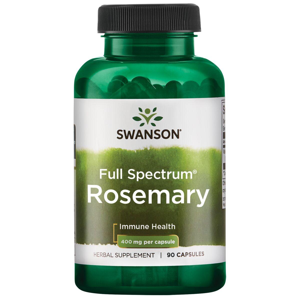 Swanson Premium Full Spectrum Rosemary Vitamin 400 mg 90 Caps