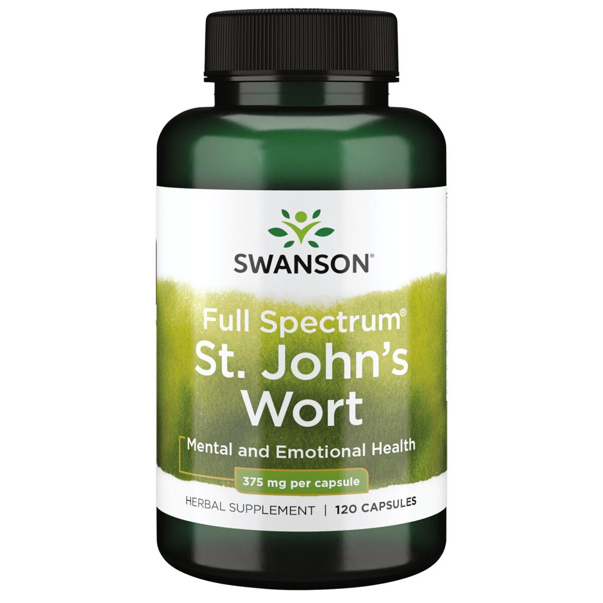 Swanson Premium Full Spectrum St. Johns Wort Vitamin 375 mg 120 Caps