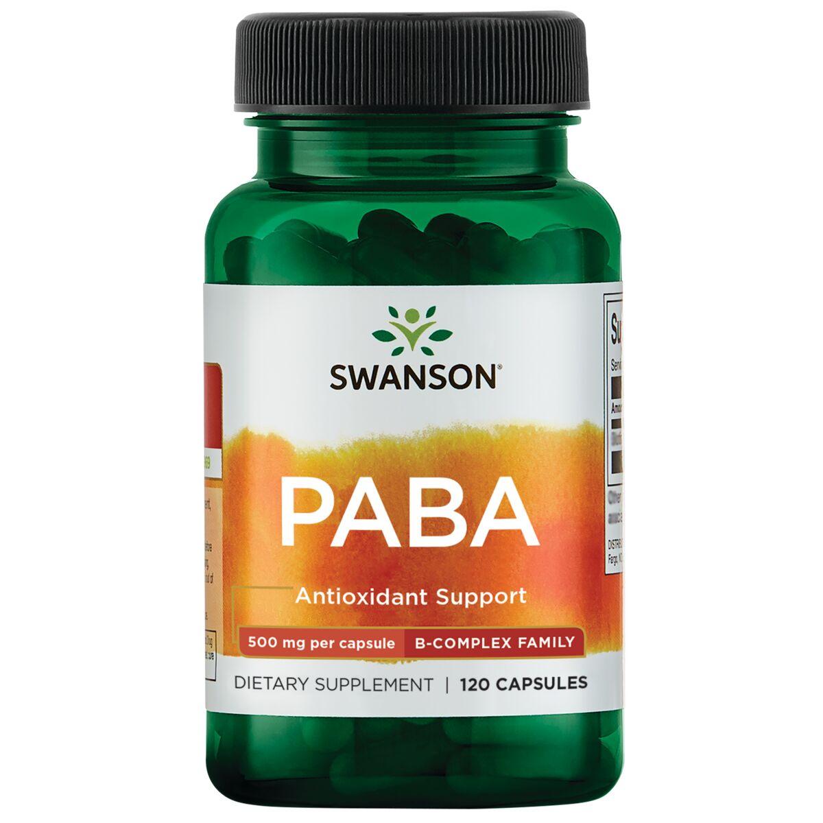 Swanson Premium Paba Vitamin 500 mg 120 Caps