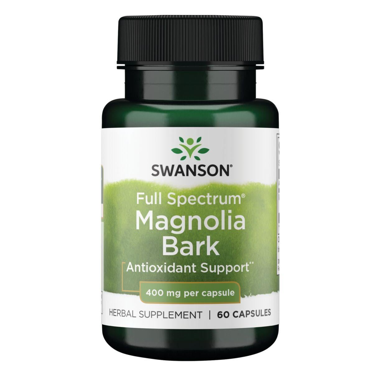 Swanson Premium Full Spectrum Magnolia Bark Vitamin 400 mg 60 Caps