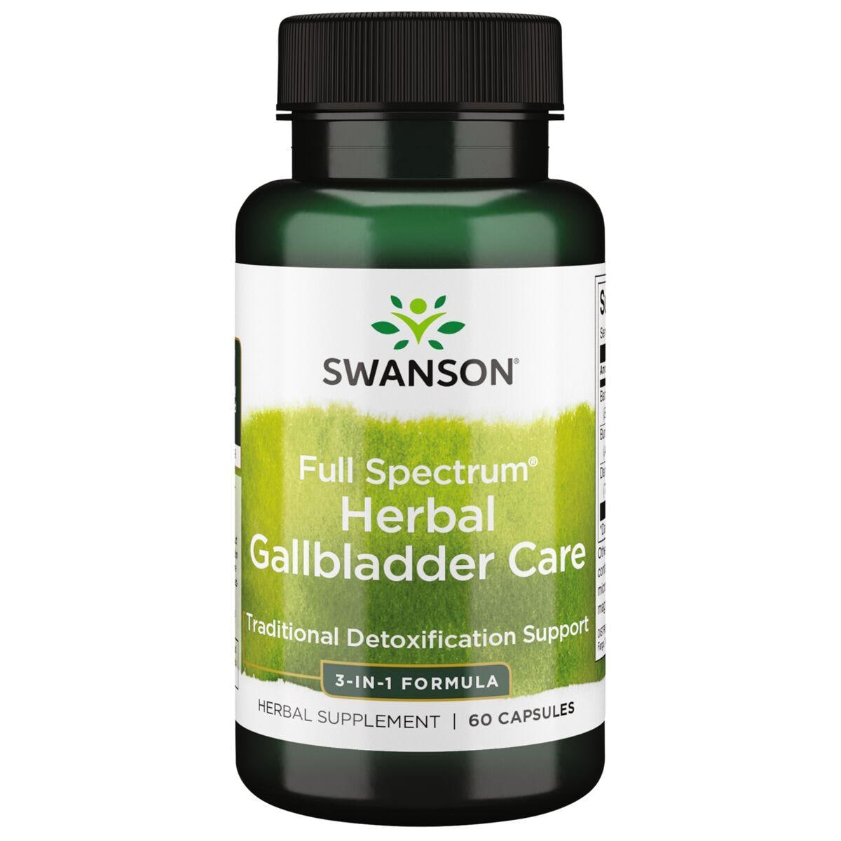 Swanson Premium Full Spectrum Herbal Gallbladder Care Vitamin 60 Caps