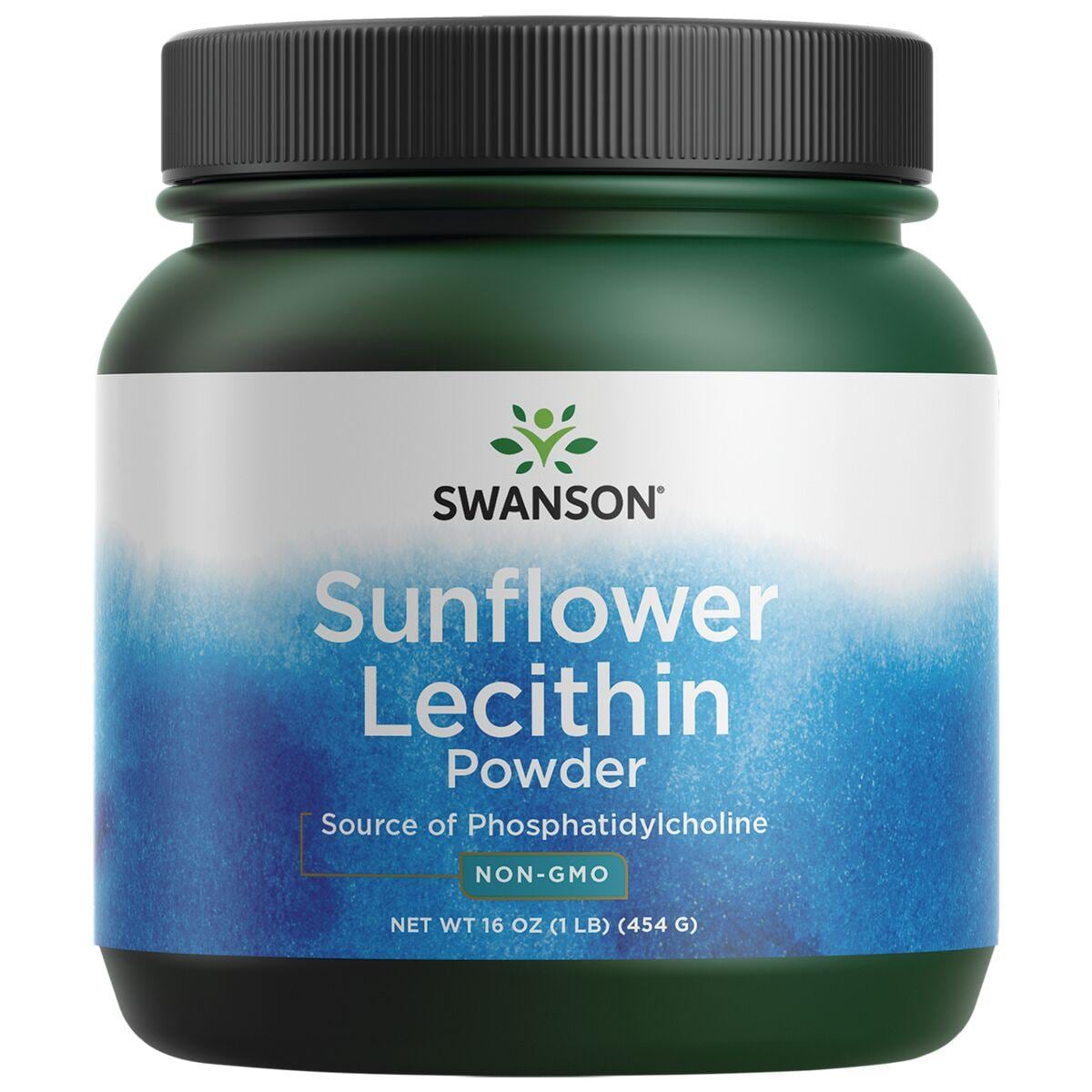 Swanson Premium Sunflower Lecithin Powder - Non-Gmo 16 oz Powder