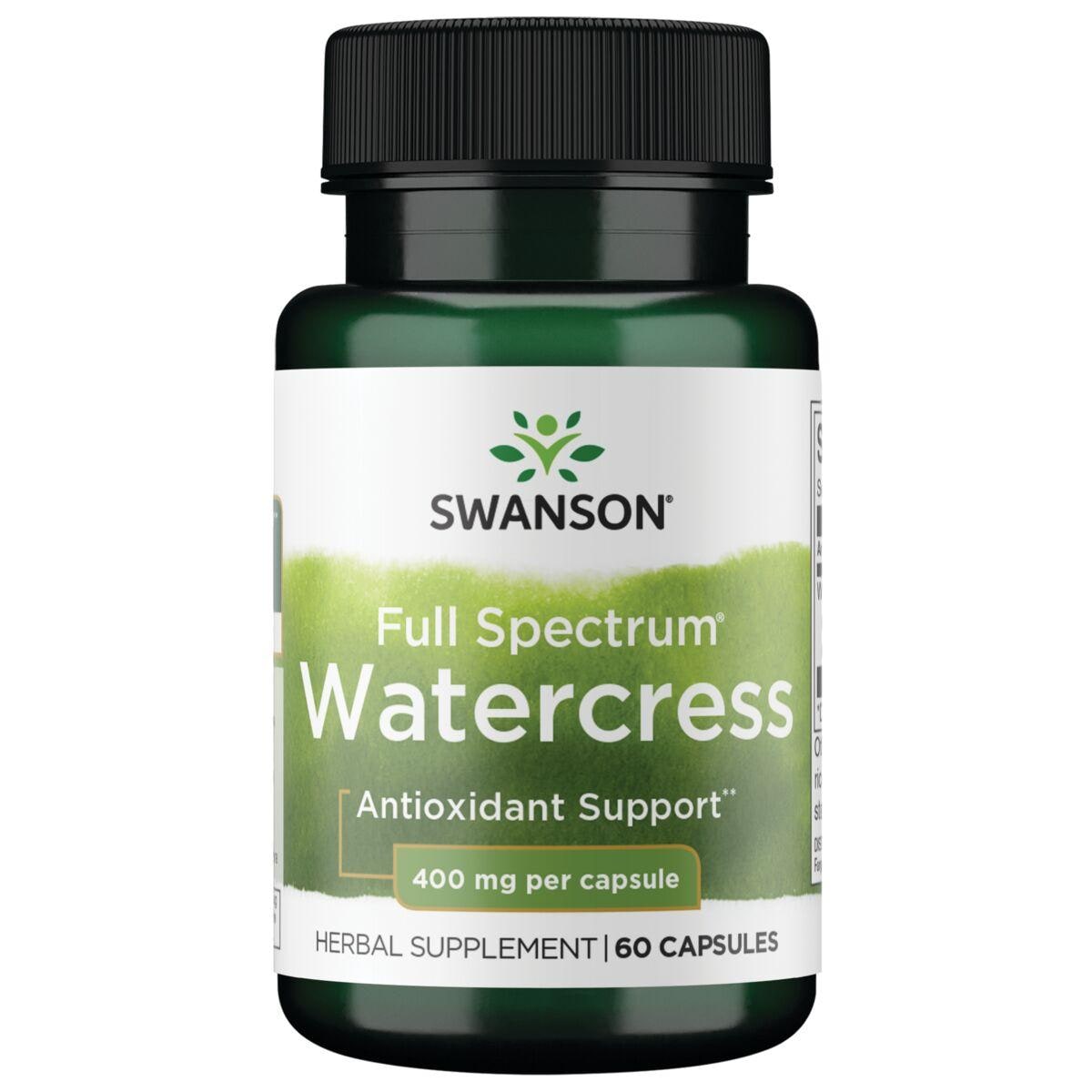 Swanson Premium Full Spectrum Watercress Vitamin 400 mg 60 Caps