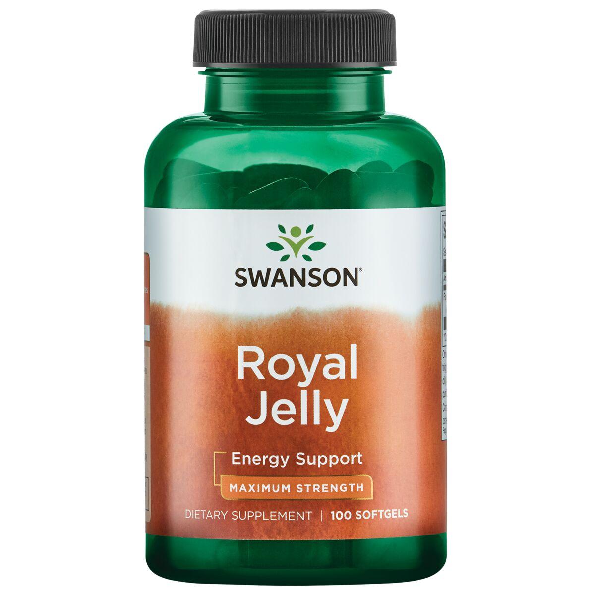 Swanson Premium Royal Jelly - Maximum Strength Supplement Vitamin 333.33 mg 100 Soft Gels