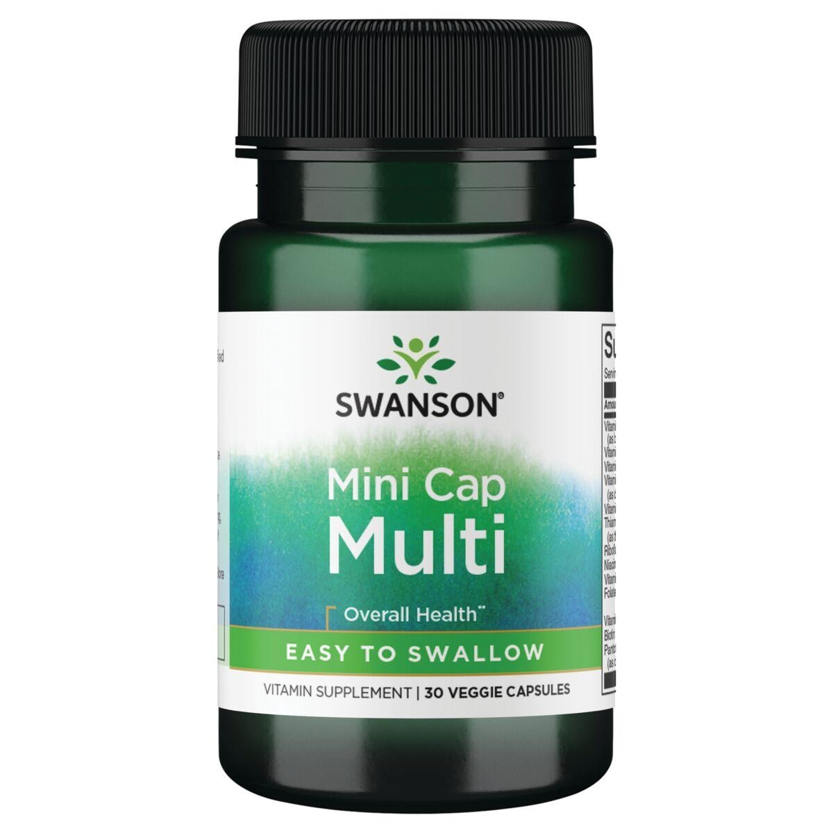 Swanson Premium Mini Cap Multi Vitamin 30 Veg Caps