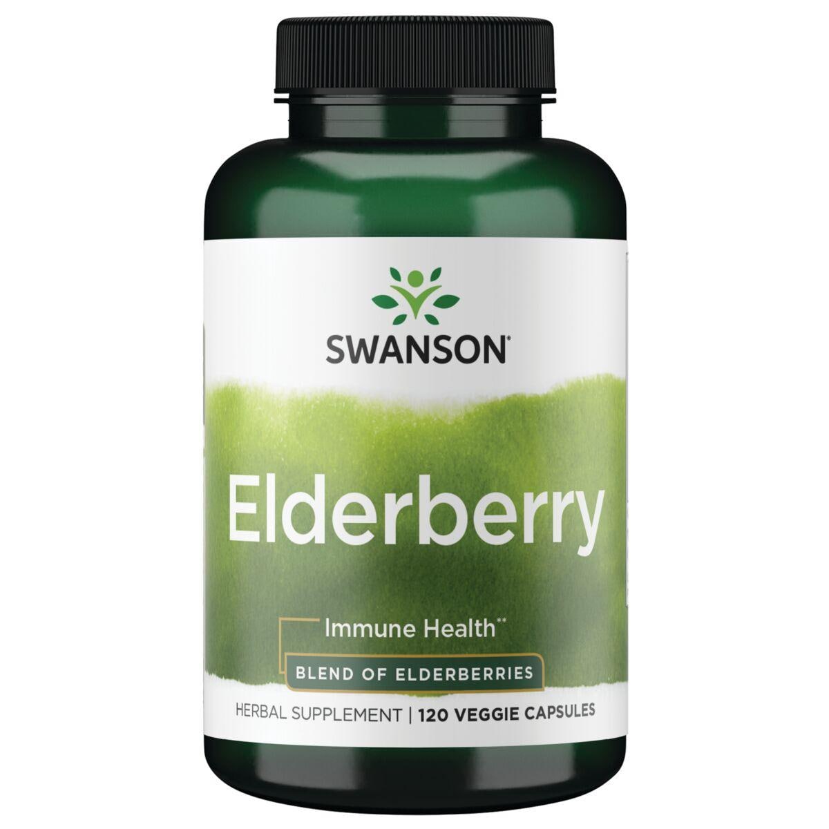 Swanson Premium Elderberry Vitamin 120 Veg Caps