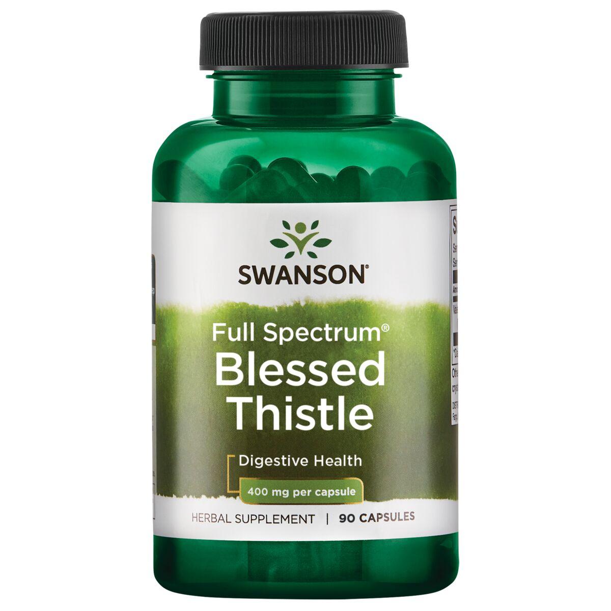 Swanson Premium Full Spectrum Blessed Thistle Vitamin 400 mg 90 Caps