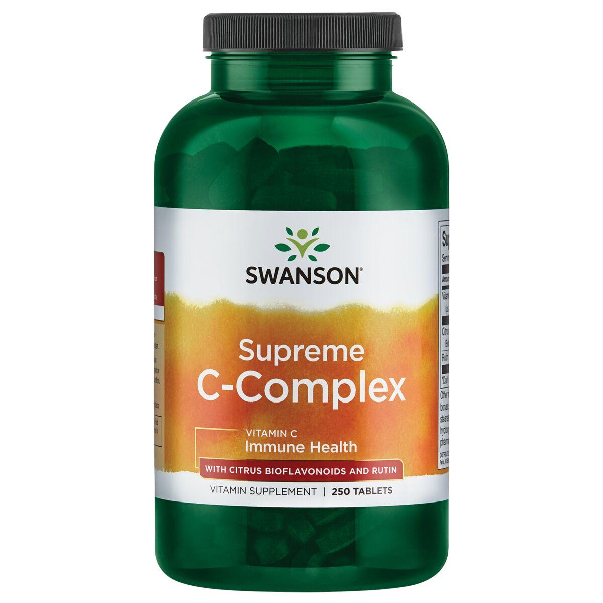 Swanson Premium Supreme C-Complex Vitamin | 250 Tabs | Vitamin C