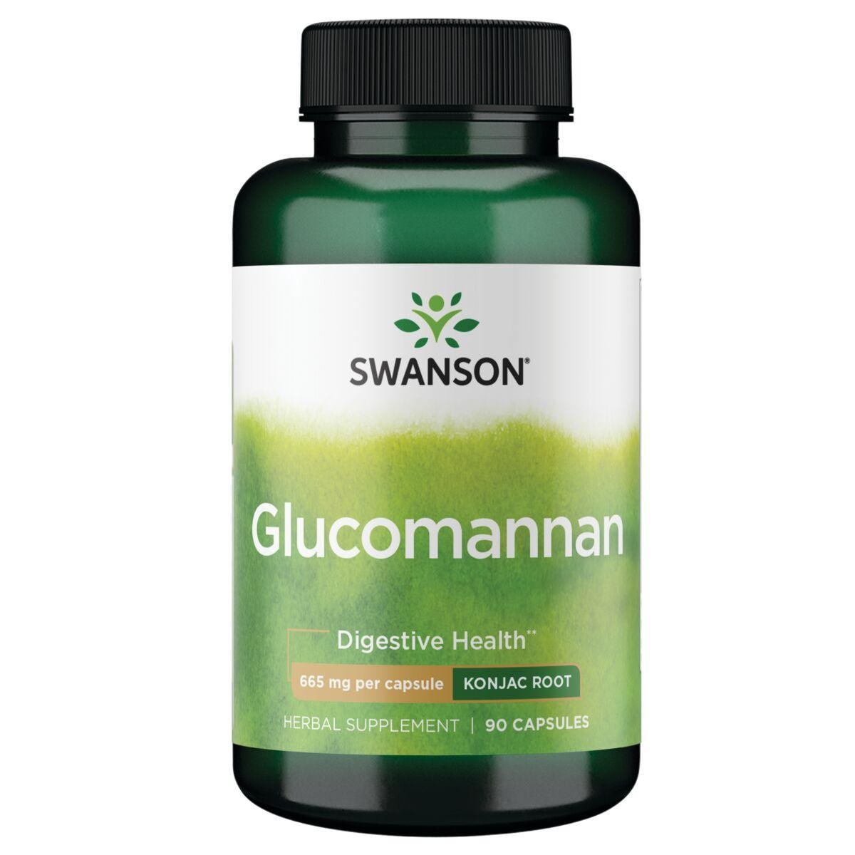 Swanson Premium Glucomannan Vitamin | 665 mg | 90 Caps