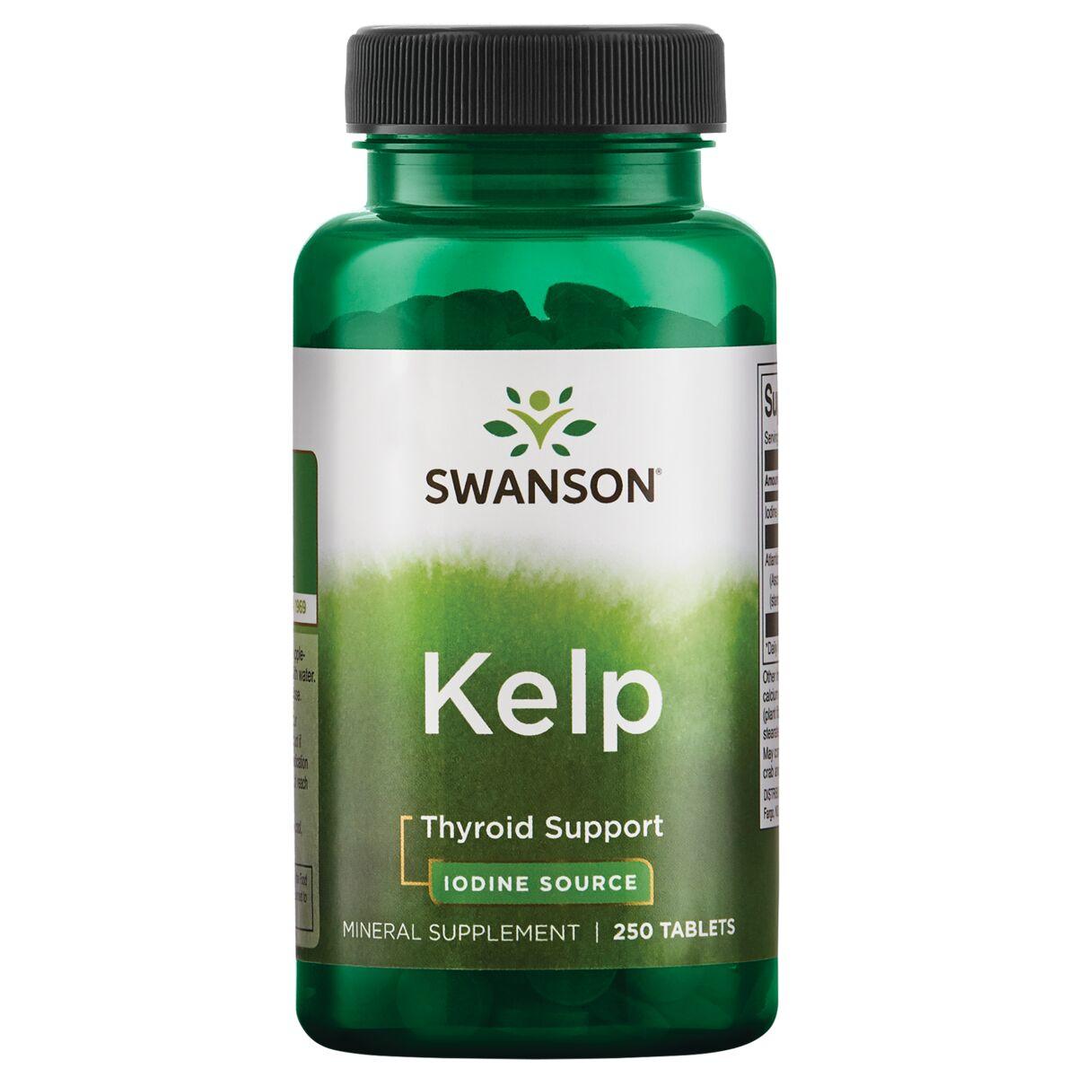 Swanson Premium Kelp Iodine Source Vitamin 225 mcg 250 Tabs