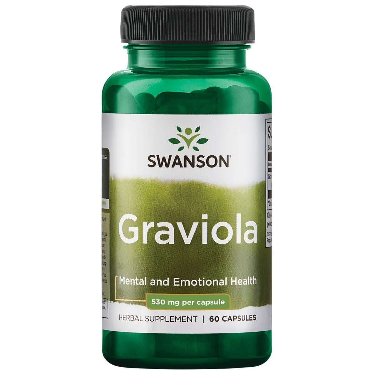 Swanson Premium Graviola Vitamin 530 mg 60 Caps