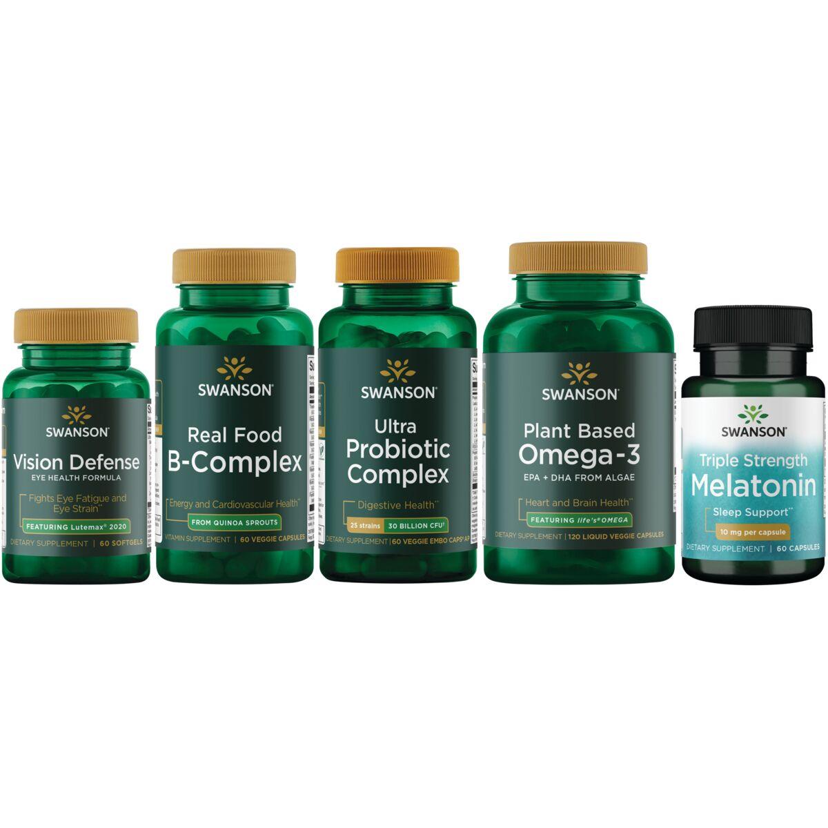 Swanson Health Products, Inc. Premium Antidotes Bundle Vitamin 1 Kit