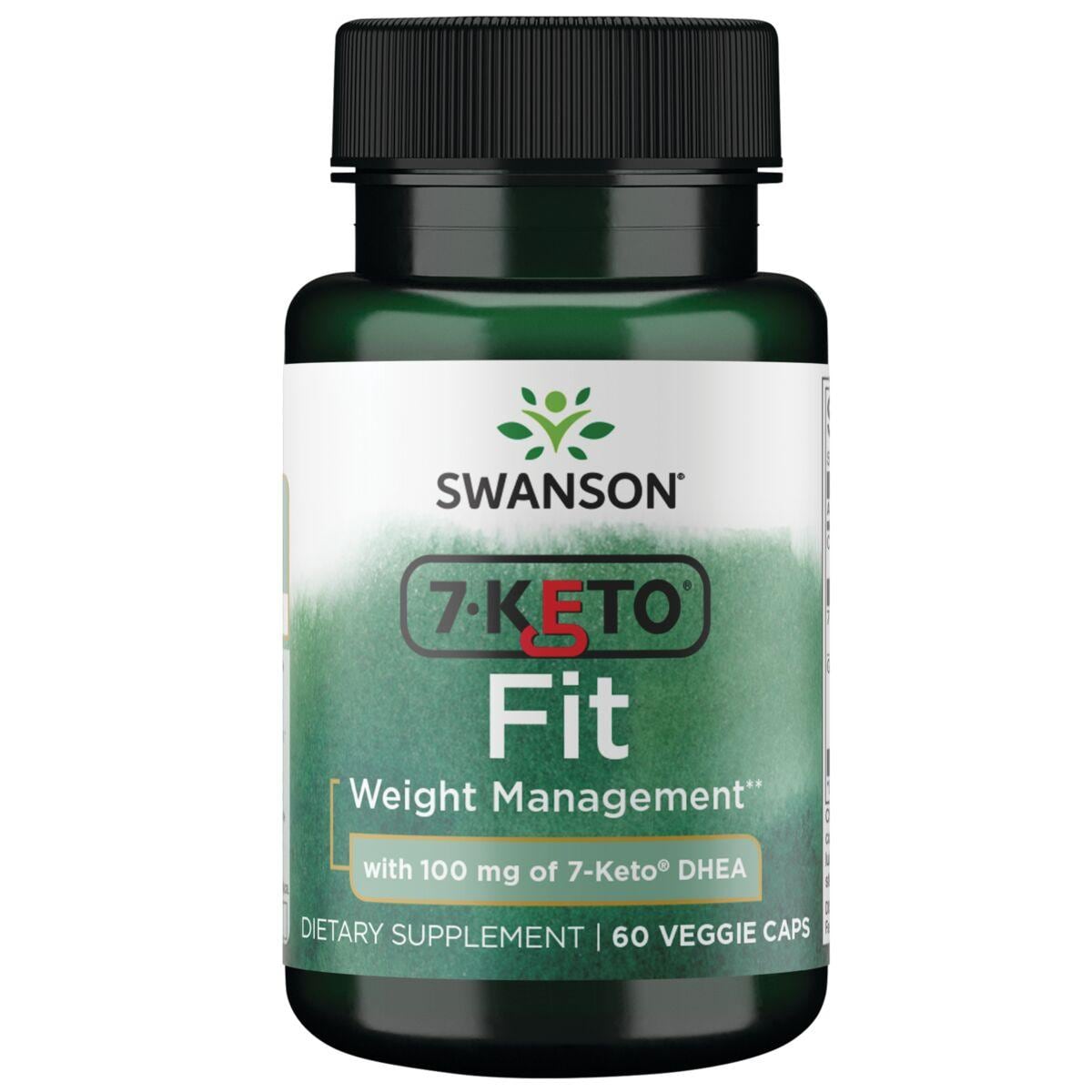 Swanson Premium 7-Keto Fit Supplement Vitamin 60 Veg Caps Weight Management