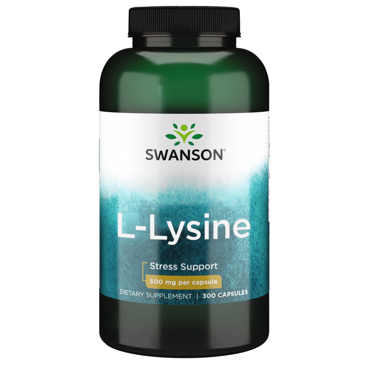 L-лизин Swanson в свободной форме, 500 мг, 300 капсул