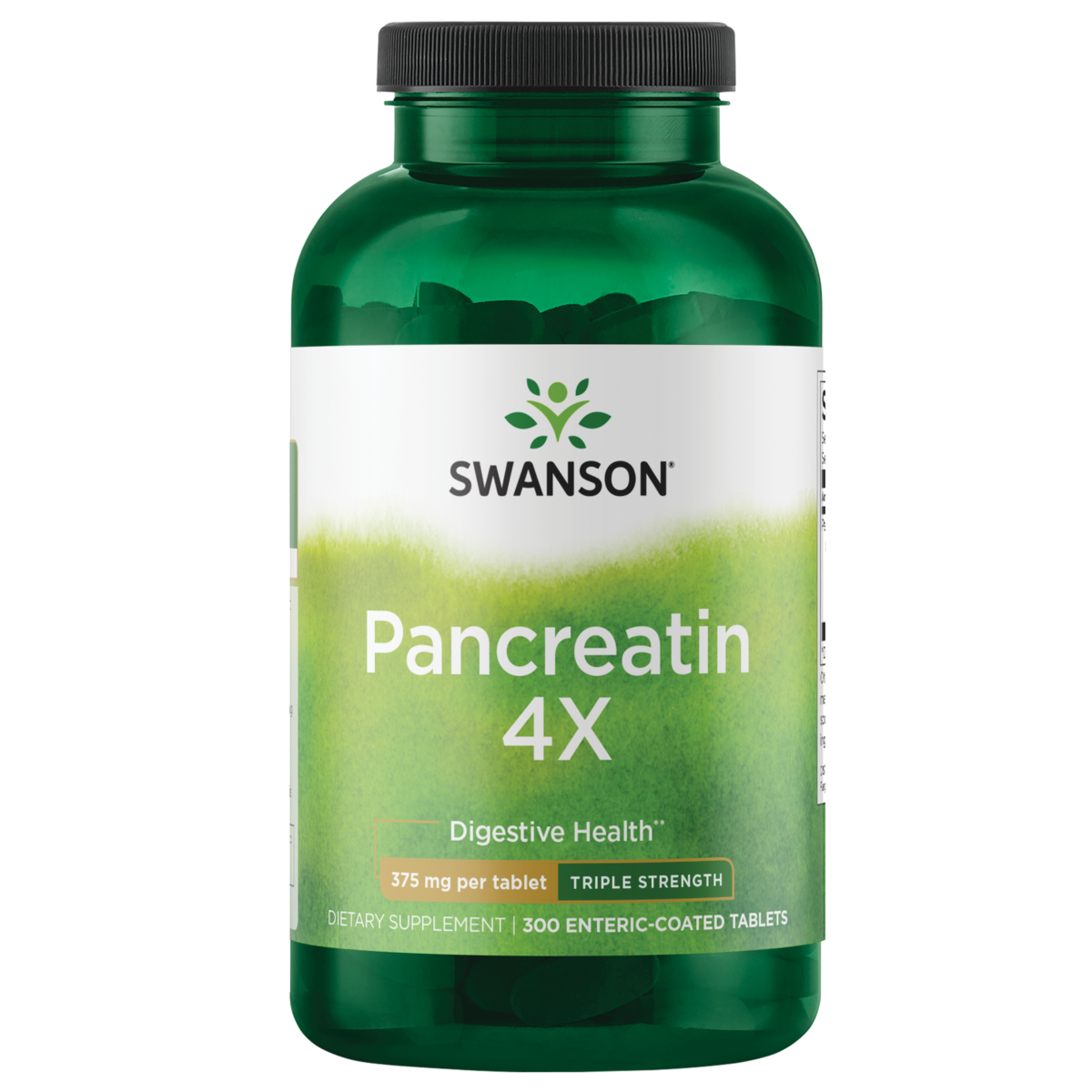 Swanson Панкреатин 4X 375 мг 300 таблеток Swanson Premium