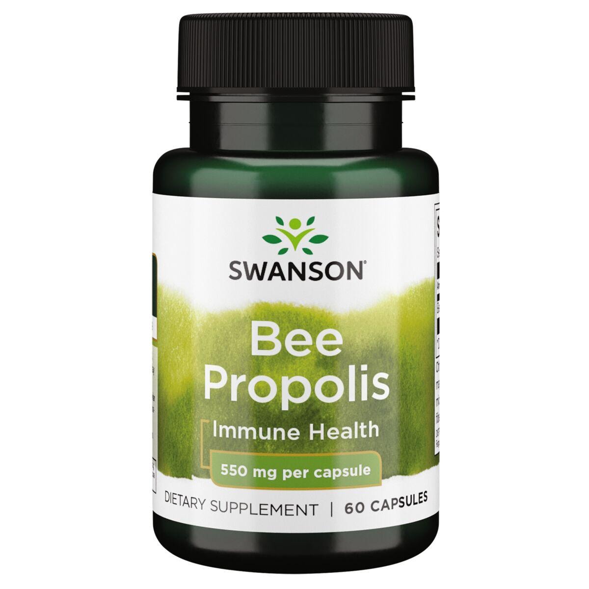 Swanson Premium Bee Propolis Supplement Vitamin | 550 mg | 60 Caps