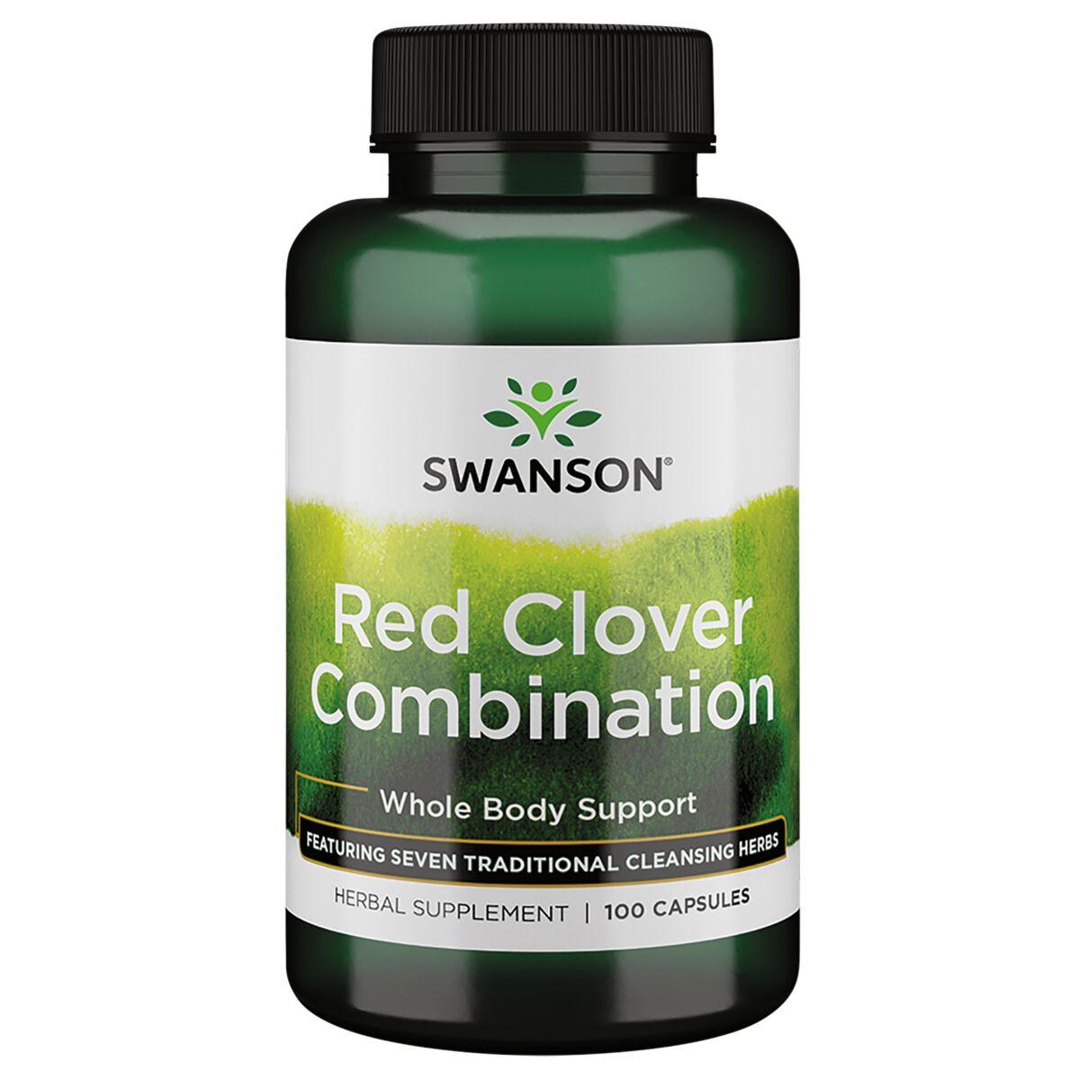 Swanson Premium Red Clover Combination Vitamin 100 Caps Womens Health
