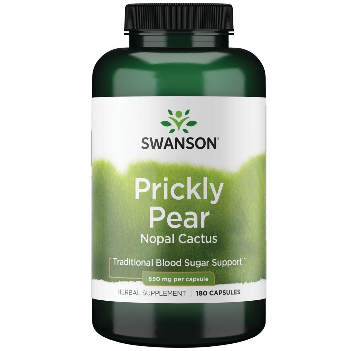 Swanson Premium Prickly Pear Nopal Cactus Vitamin 650 mg 180 Caps