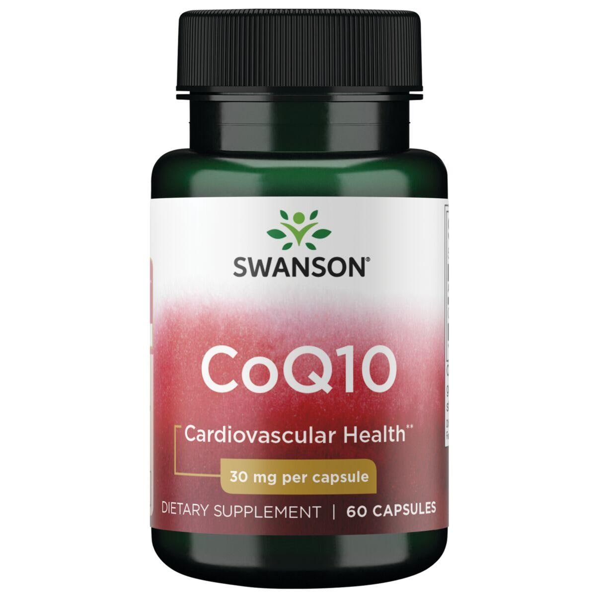 Swanson Premium Coq10 Supplement Vitamin | 30 mg | 60 Caps
