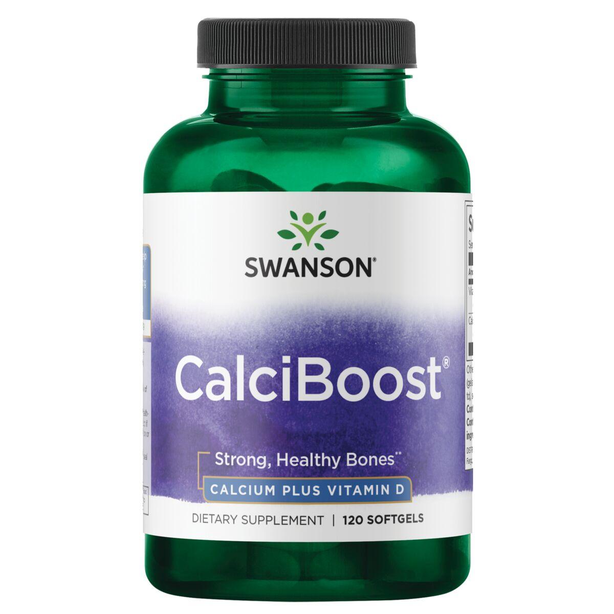 Swanson Premium Calciboost Vitamin | 120 Soft Gels