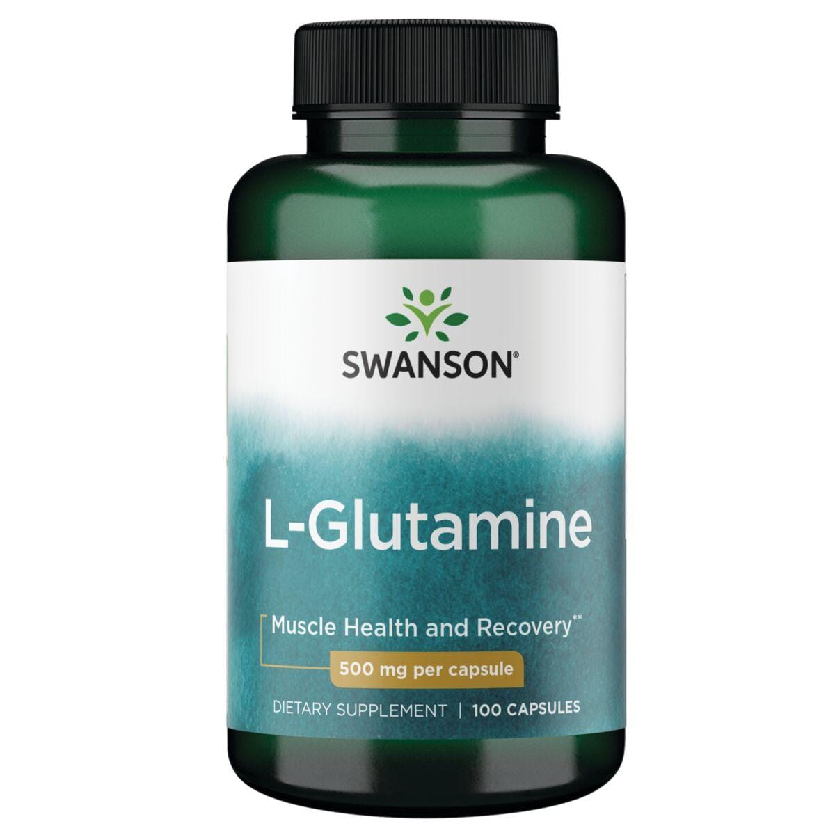 Swanson Premium L-Glutamine Vitamin | 500 mg | 100 Caps