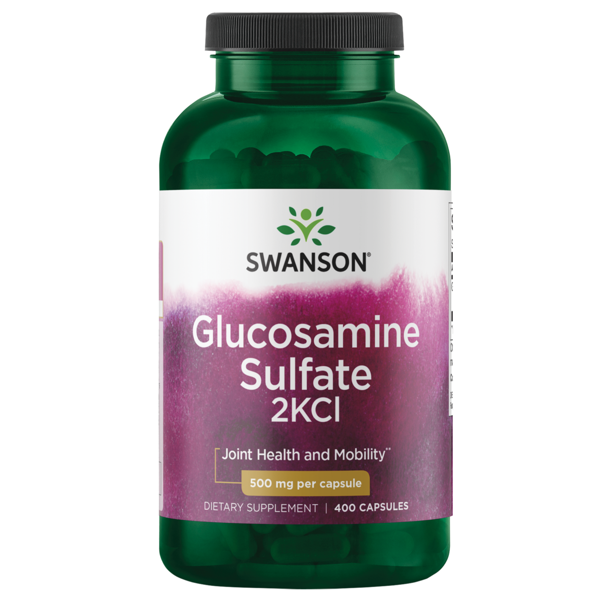 Swanson Glucosamine Sulfate 2Kcl 500 мг 400 капсул Swanson Premium