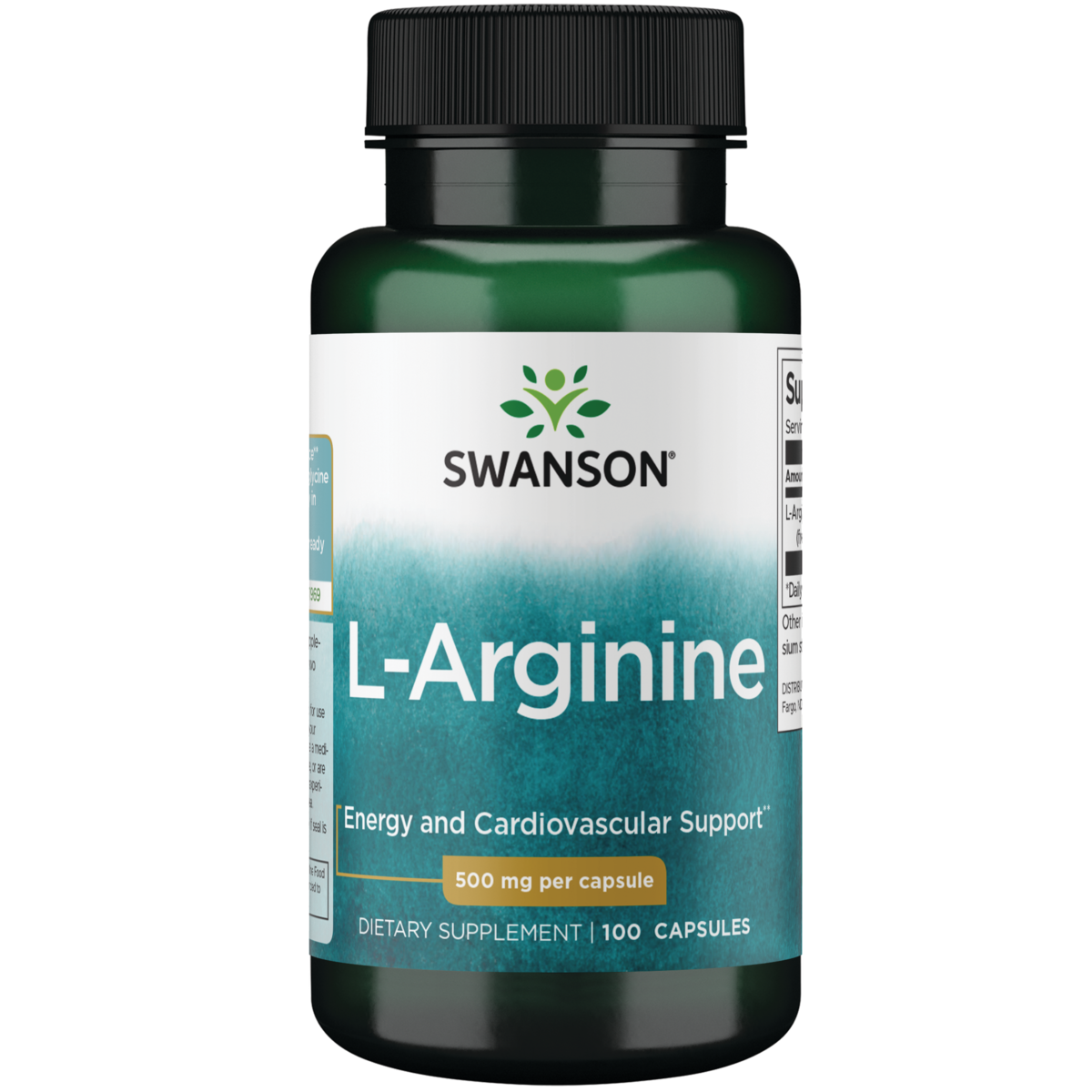 Swanson L-аргинин 500 мг 100 капсул