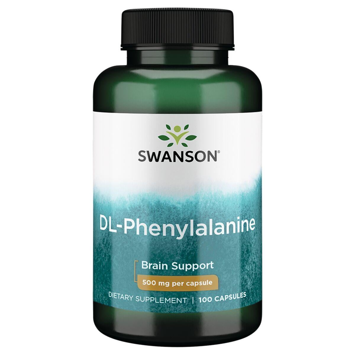 Swanson Premium Dl-Phenylalanine Supplement Vitamin | 500 mg | 100 Caps