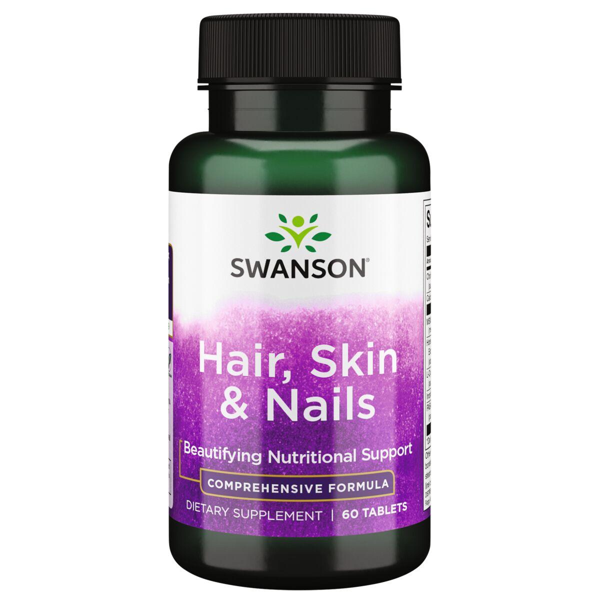 Swanson Premium Hair, Skin & Nails Vitamin | 60 Tabs
